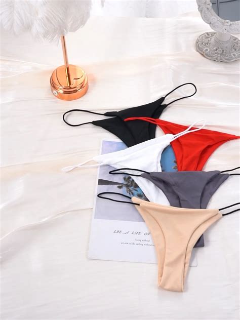 Low Waist Sexy Bikini Thongs For Women Seamless Panties G Strings Women