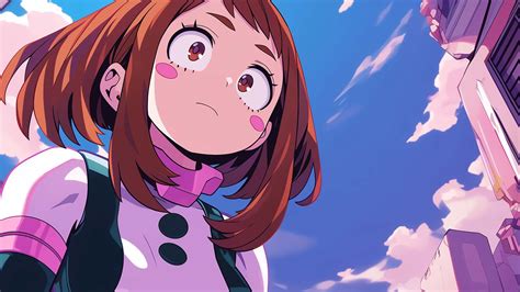 My Hero Academia Ochaco Uraraka Sky Desktop Wallpaper In 4k