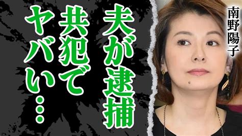 南野陽子の夫・金田充史が緊急逮捕共犯関係でヤバい！南野夫妻が支払うことになる巨額の賠償額が【芸能】 Youtube