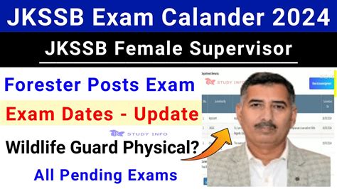 Jkssb Female Supervisor Exam Dates Jkssb Forester Wildlife Guard