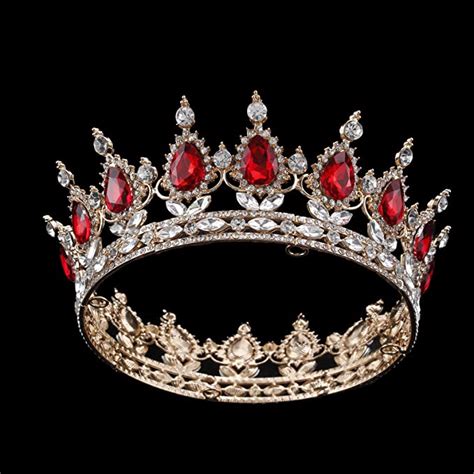 Ruby Jewelry Hair Jewelry Jewelery Gold Crown Crown Jewels Metal Crown Gold Wedding Crowns