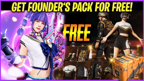 How To Get Pubg Founder S Pack Easily New State Glitter Pack Free