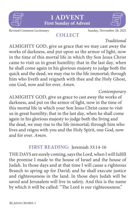 ChurchPublishing Org Lectionary Inserts