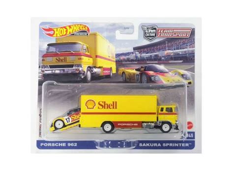 Hot Wheels Team Transport Sakura Sprinter Porsche 962 Shell Scale Hobbies Ltd