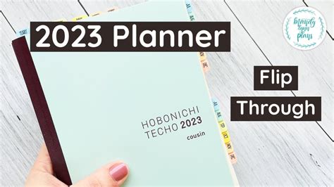 2023 Planner Flip Through See How I Used My Personal A5 Hobonichi