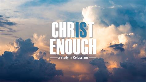 Christ is Enough - Charleston Baptist Church