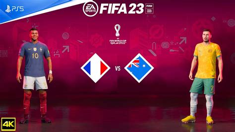 Fifa 23 France Vs Australia Fifa World Cup 2022 Qatar Group Stage