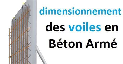 Cours dimensionnement des voiles en Béton Armé