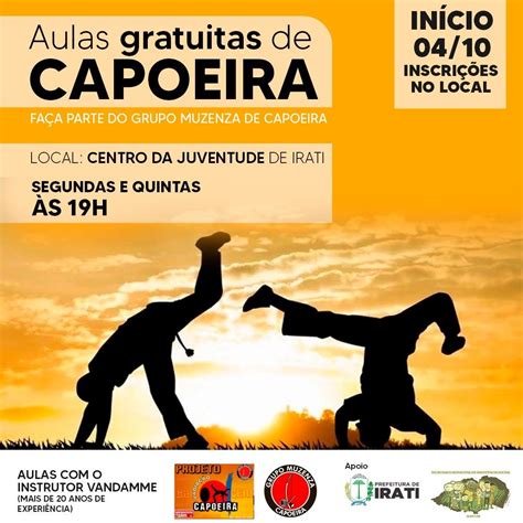 Irati Ter Aulas Gratuitas De Capoeira R Dio Naju