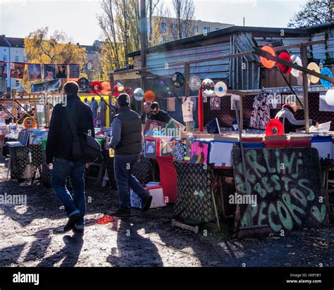 Berlin Prenzlauer Berg Mauer Park Mauerpark Einem Beliebten