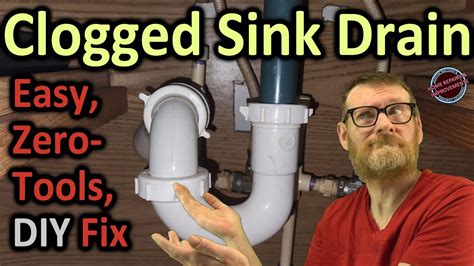 Clog Fix Clean Out P Trap Bathroom Sink Drain Youtube