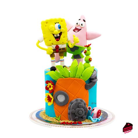 Pastel De Bob Esponja Y Patricio HAPPY DESSERT Pastel De Bob Esponja