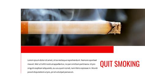 Quit Smoking Presentation PowerPoint