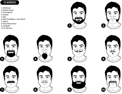 Learn By Diagram Learn About Facial Hair Styling