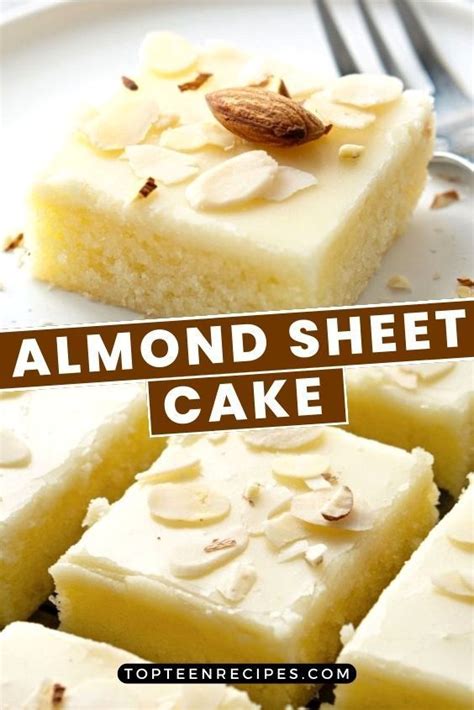 Almond Sheet Cake Recipe In Almond Cake Recipe Sheet Cake