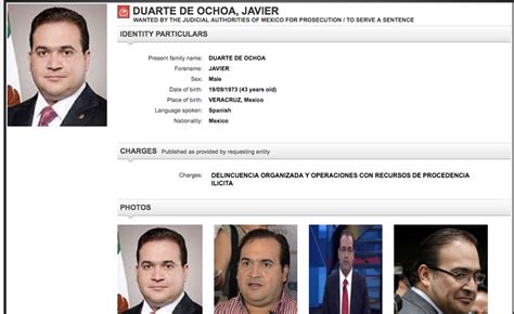 Interpol Emitió Una Ficha Roja Para La Captura Del Ex Gobernador