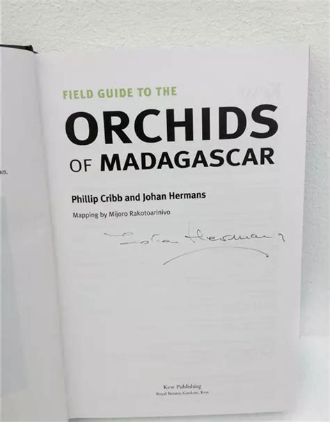 Field Guide To The Orchids Of Madagascar