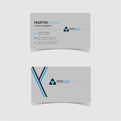 Professional business card template 14203713 Vector Art at Vecteezy