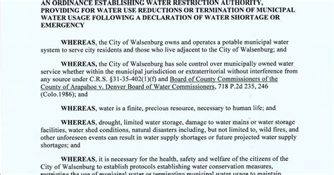 1117 An Ordinance Establishing Water Restriction Pdf Google Drive