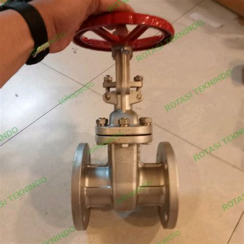 Jual Gate Valve Stainless Ss Jis K Flange Inch Dn Jakarta