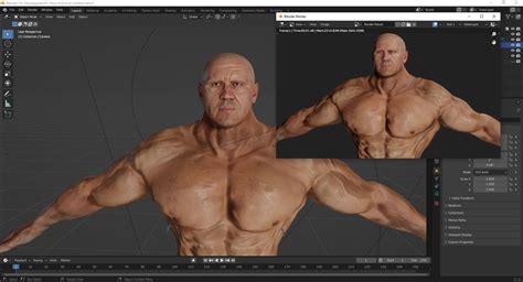 3d Model Realistic Male Bodybuilder 3d Hq Vr Ar Low Poly Cgtrader