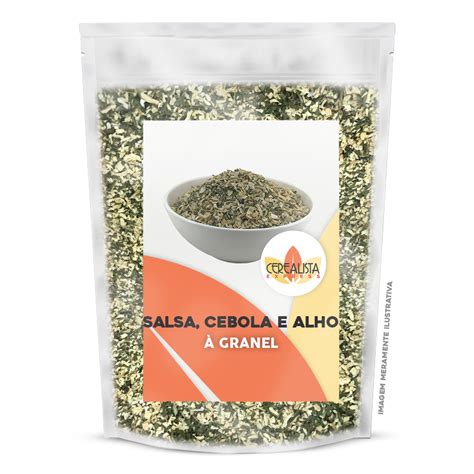 Tempero Salsa Cebola E Alho Desidratado Mix De Tempero