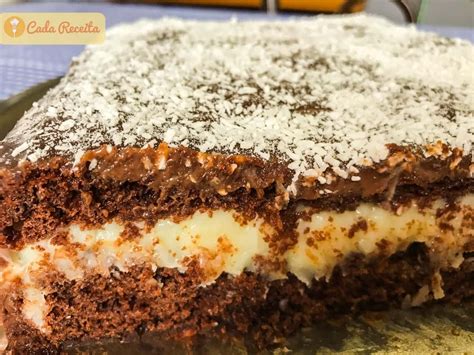 Bolo prestígio gelado maravilhoso Cada Receita