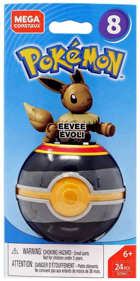 Pokemon Series 8 Eevee Set Mega Construx - ToyWiz