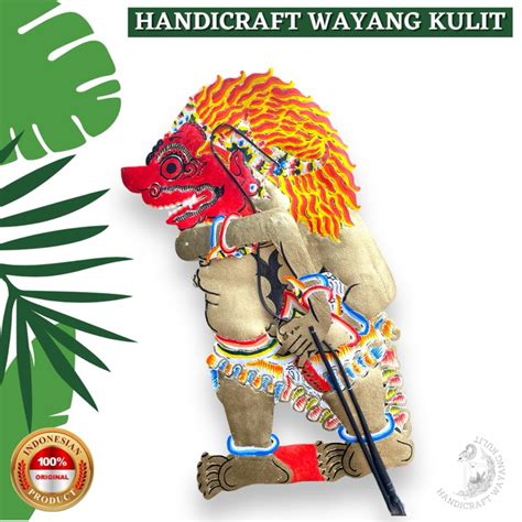 Jual Wayang Kulit Buto Geni Buto Begal Ukuran 60cm Shopee Indonesia