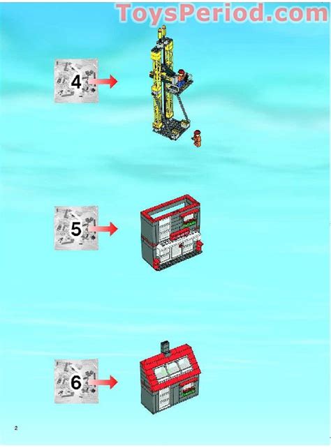 LEGO 7633 Construction Site Instructions and Parts List
