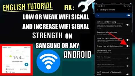 Low Wifi Signal Problem Android Fixed How To Increase Wifi Signal