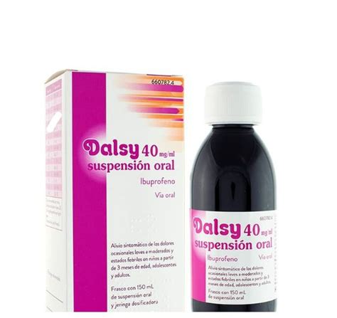 Dalsy 40 mg ml suspensión oral 1 frasco150 ml 660782 Gripe y Alergias