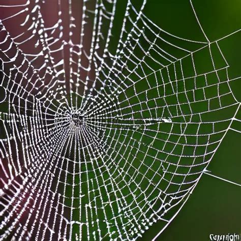 An Orchard Spider Spider Web Close Up Nature Stable Diffusion