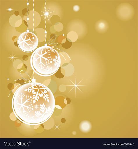 Christmas baubles background Royalty Free Vector Image