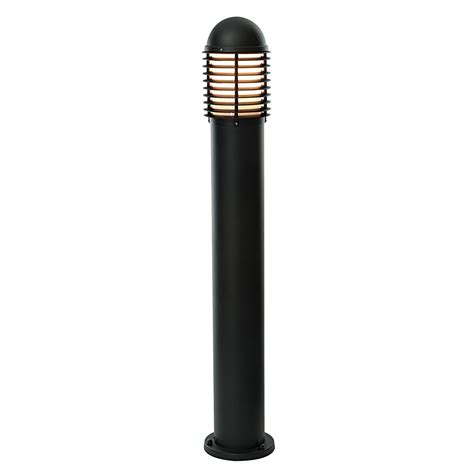 Surface Mounted Louvered Bollard With Toughened Polycarbonate Body For