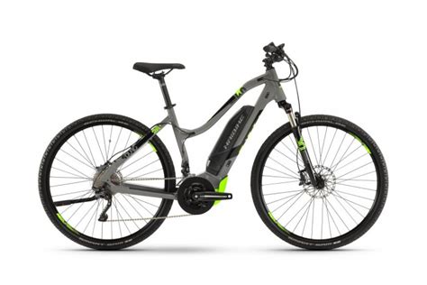 Haibike Sduro Cross Damen Trekking Pedelec E Bike Fahrrad Grau