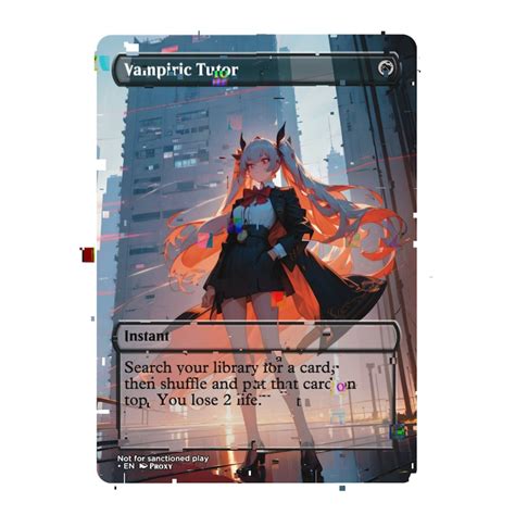 Vampiric Tutor PROXY Etsy