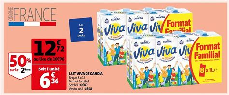 Promo Lait Viva De Candia Chez Auchan Icatalogue Fr