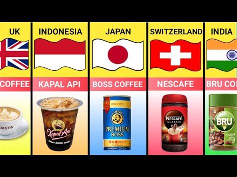 Coffee Brands From Different Countries Youtube