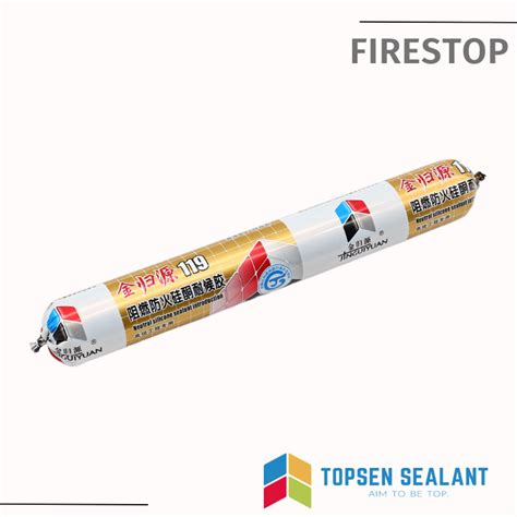 Fv Grade Fire Stop Sealant Fast Drying Fireproof Silicone Sealant