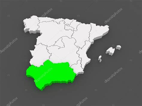 Map of Andalusia. Spain. — Stock Photo © Tatiana53 #49592005