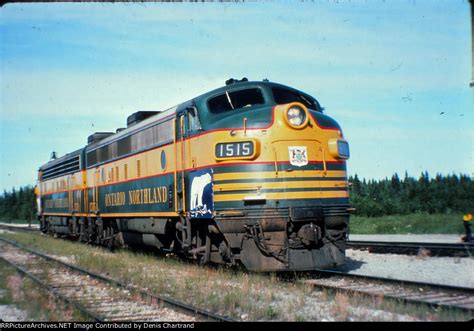 Cn And Ontario Northland Railway In Cochrane