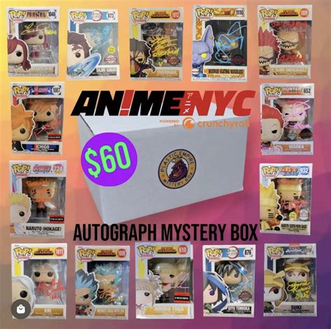 Funko Pop Hunters On Twitter Anime Nyc Autographed Mystery Box Now