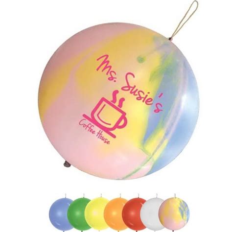 Giant Round Punch Balloons W Custom Imprinted Logo Promotional