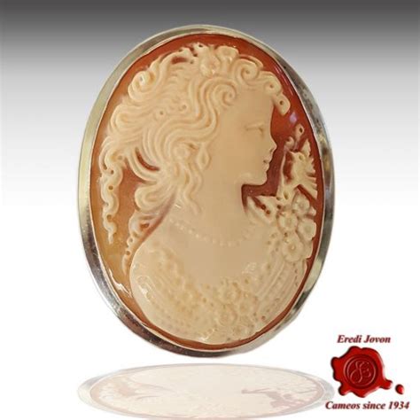 Shell Cameo Brooch Pendant Handmade In Italy Buy Online Jovon