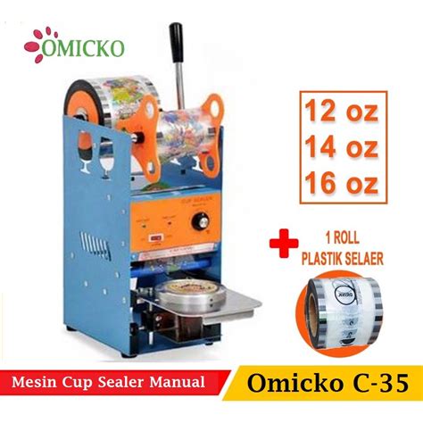 Jual Mesin Cup Sealer Omicko C Press Gelas Plastik Oz Free