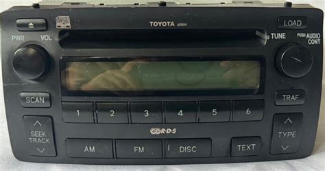 Toyota Corolla Rds Radio Stereo Cd Changer Player A