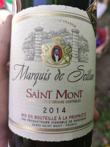 2018 Plaimont Marquis De Seillan Saint Mont Rouge Vivino