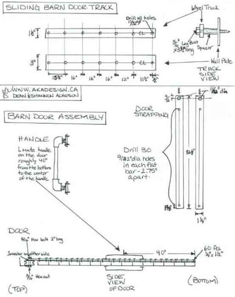 Sliding Barn Door Plans