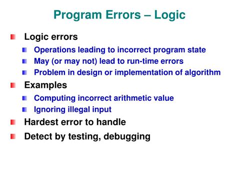 Ppt Java Review Errors Exceptions Debugging Powerpoint